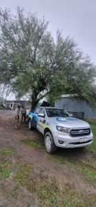 Rodagel realizó la entrega de ruedas macizadas antipinchaduras al Sr. Polo