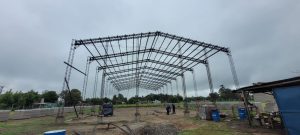 Rodagel avanza en la construcción del nuevo galpón del Predio EASYPARK